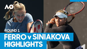 Get the live streaming options of this katerina siniakova v cristina bucsa match along with its preview, head to head, and tips here. Fiona Ferro Vs Katerina Siniakova Match Highlights 1r Australian Open 2021 Youtube