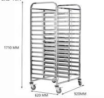 Stainless Steel Double Sheet Pan Rack - TM BAKING ...