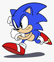 4) draw large zigzag lines that run across. Sanic Drawing Classic Classic Sonic The Hedgehog Running Hd Png Download Kindpng
