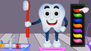 Learn colors red, blue, yellow, green, orange, pink, purple, brown, black, white, gray. Learn Colors With Teeth Brush For Children Teach Colours Baby Kids Learning Videos Youtube