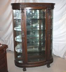 A simple vintage mahogany step back china cabinet sold for about $250. Bargain John S Antiques Antique Quarter Sawn Oak China Cabinet Bargain John S Antiques