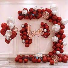 Crée une arche de ballon de six pieds, parfaite pour un anniversaire, un anniversaire, un fiançailles ou une fête de mariage. Kit De Ballons En Forme D Arche 108 Pieces Guirlande Rouge En Forme De Grenade Avec Confettis A Paillettes Dorees Fournitures Pour Fete De Mariage Aliexpress