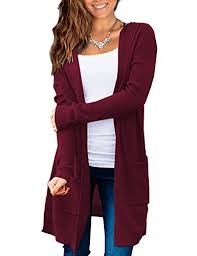 Zulily's the place for fashion, décor, kids' stuff, at prices that'll rock your socks. Beecarchil Women S Open Front Loose Hooded Long Knit Cardigan Sweater Burgundy Xl Pricepulse