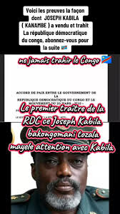 Le premier traître de la RDC ce Joseph Kabila bakongomani tozala mayele  attention avec Kabila