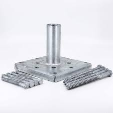 Plastic post anchor (152) model# 4080. Titan Building Products 4x4 Wood Post Anchor Kit Tiprg4412 Galvanized Fasteners Included 3 5 To 4 Square Railing Posts Amazon Com
