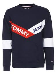 Tommy Hilfiger Chevron Logo Sweatshirt In Black Iris Modesens Tommy Hilfiger Sweatshirt Tommy Hilfiger Outfit Mens Sweatshirts Hoodie
