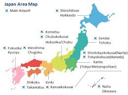 Aomori, iwate, miyagi, akita, yamagata. Jungle Maps Map Of Japan With Cities