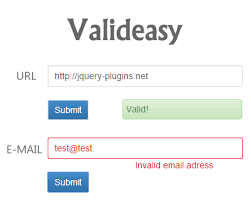 Valideasy Jquery Plugin For Form Validation Jquery Plugins Form