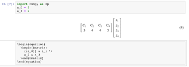 How To Insert Python Variable Into Latex Matrix In Jupyter Notebook Markdown Cell Stack Overflow