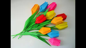 Unsere dienstleistungen im bereich zahnimplantate. Diy Tulips Tulpen Origami Youtube