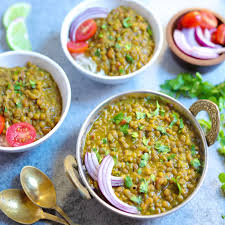Enjoy This Delicious Healthy Whole Masoor Dal Also Known As Brown Lentils Curry Made In The Instant Pot Or S Video Healthy Curry Recipe Dal Recipe Lentil Recipes
