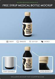 Download Free Syrup Medical Bottle Mockup Psd In 4k Counrty4k Bottle Mockup Mockup Bottle