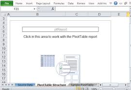 sample pivottable report for excel