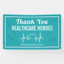 Thank You Health Care Hospital Workers Banner Zazzle Com In 2020 Health Care Hospital Hospital Workers Health Care