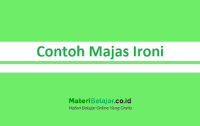 Ironi Majas Sketsa