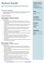 Maybe you would like to learn more about one of these? Qa Automation Engineer Resume Samples Qwikresume