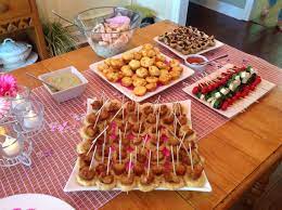 Pink Baby Shower Food Setup Food Pink Baby Shower Food Baby Shower Food