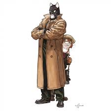 Poster offset Blacksad Juanjo Guarnido, John and Weekly (25x50cm)