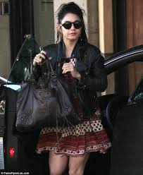 vanessa hudgens shows off tummy in