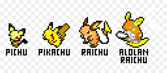 Pokemon has that magic that just touches different types of people and all ages. Pichu Pikachu Raichu Alolan Raichu Hd Png Download Vhv