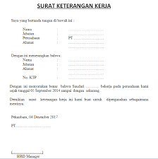 Anda dapat mengunduh/mendownload melalui link download berikut ini D4t4 Kul14h Surat Keterangan Kerja