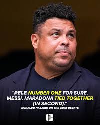Ronaldo Nazario has his say