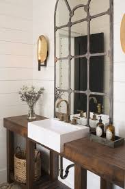 Great Country Powder Room Industrial Bathroom Design Rustic Powder Room Bathroom Vanity Remodel
