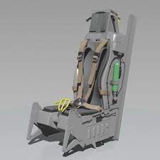 The difference of level between the seat base and the centre console base is not high enough unfortunately. 3dsmax F16 Ejection Seat 3d Model Ejection Seat Pilot Seats Flight Simulator Cockpit