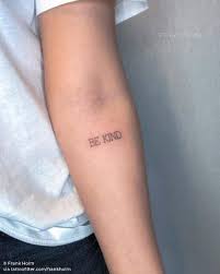 Be Kind Simplistic Tattoos Cursive Tattoos Tiny Tattoos For Women