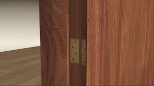 Change the swing from left to right (or vice versa) and you free up the wall space where the door would rest. How To Install Or Replace Door Hinges 14 Steps With Pictures