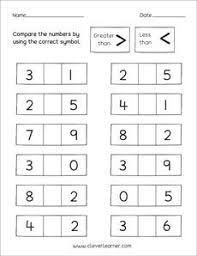 Compare Numbers By Writing Greater Than And Less Than Kindergarten Math Worksheets Kids Math Worksheets Math Activities Preschool