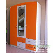 P 155 x l 55 x t 210 Lemari Pakaian 3 Pintu Minimalis Aston Allia Furniture