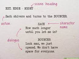 What font are scripts written in. 4 Ways To Write Movie Scripts Wikihow