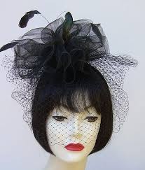 Black Net Fascinator Fascinator Black Net Derby Hats