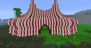 Circus Tent Creation 879 Minecraft Decorations Minecraft Creations Minecraft Garden