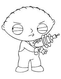 Stewart gilligan griffin, comunemente conosciuto come stewie griffin, è il componente più piccolo della famiglia griffin, . Stewie Family Guy Coloring Pages Coloring Home