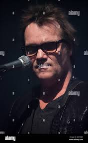 French singer Axel Bauer performs during the live concert to present his  new album 'Peaux de serpent' for the first date of his tour, at Cafe de la  Danse in Paris, France