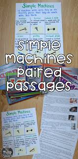 Simple Machines Reading Comprehension Paired Passages Simple Machines Reading Comprehension Reading Comprehension Paired Passages