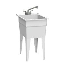 technoform white 18 inch laundry tub