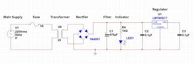 To see a larger version of the image click on the circuit diagram below. Design 5v Dc Power Supply Easy Step By Step Guide