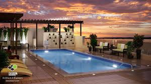 Hotel Rooftop Pools Design Considerations Base4 Pool House Designs Apartment Pool Hotel Pool Design