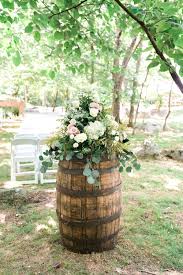 Pink And White Ultra Romance Wedding Barrel Wedding Wedding Ceremony Decorations Aisle Whiskey Barrel Wedding