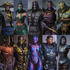 The universe and diverse realms of mortal kombat. Artstation Alternative Designs Skins Of The Mk Characters George Vostrikov