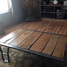 Pallet coffee table from reclaimed wood: Antique Industrial Factory Railroad Platform Pallet Coffee Table Ebay
