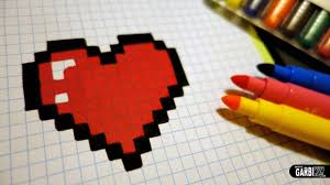 Bio link by @resite.link start drawing 👇✍ resite.link/pixilart. Handmade Pixel Art How To Draw A Kawaii Heart Pixelart Youtube