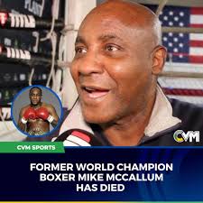 I am l is saddened to learn of the passing of boxing legend #MikeMcCal...