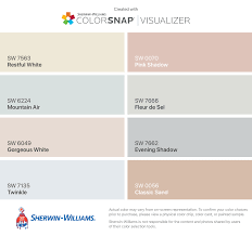 Outer space crafts and coloring. I Found These Colors With Colorsnap Visualizer For Iphone By Sherwin Williams Restful White Sw 7563 Mountain Air Sw 62 Custom Spray Tan Pink Houses Color