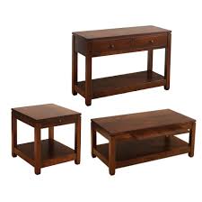 The unique grilled shelf and range of tones within the tiles bring the outdoors into the warm. Eastwood Furniture
