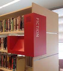 colour coded signage for orientation and wayfinding at burwood library sydney by wizardry imaging and si library signage public library design signage design