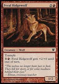 Maybe you would like to learn more about one of these? Magic The Gathering Feral Ridge Wolf Innist Wheel By Magic The Gathering Amazon De Spielzeug